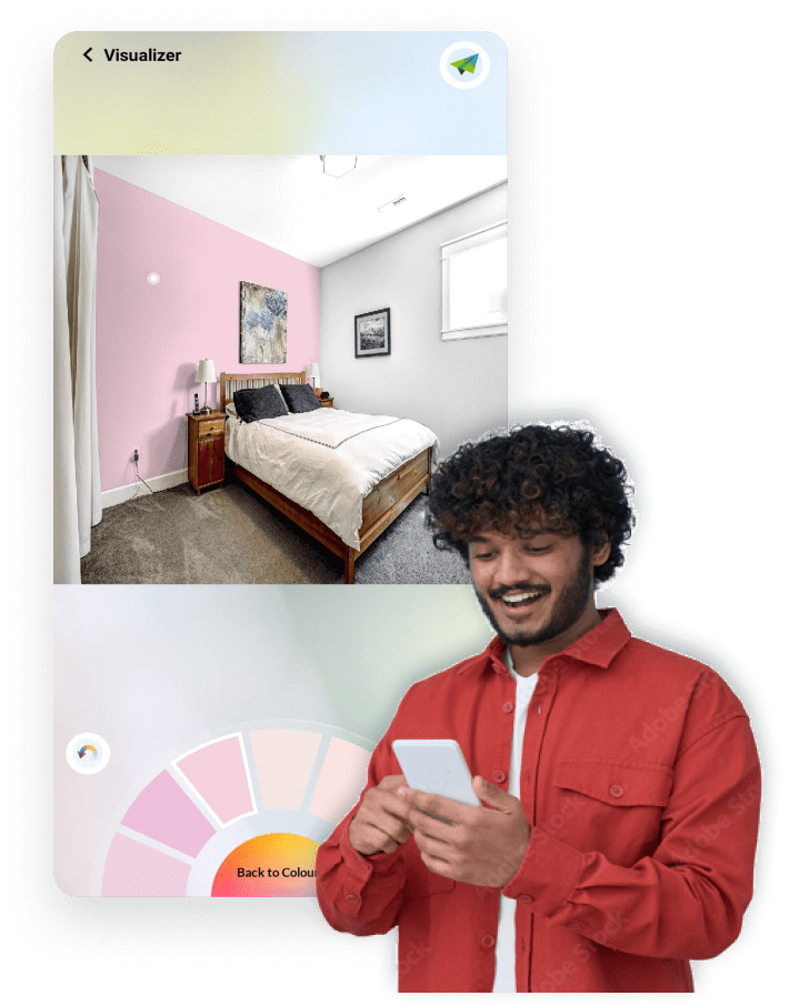 Berger My Colour App - AI House Paint Colour Visualizer for Walls, image size:640x817