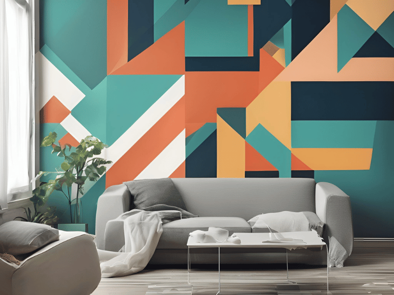 Abstract Asymmetrical Geometric