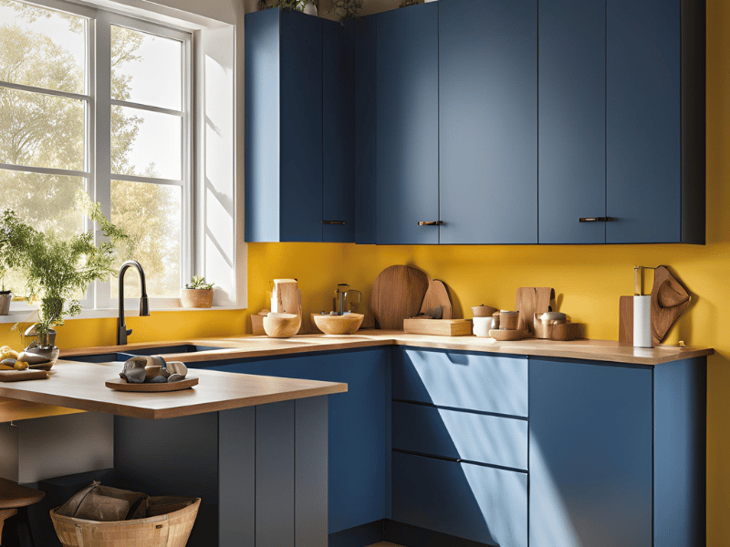 Blue And Yellow Colour