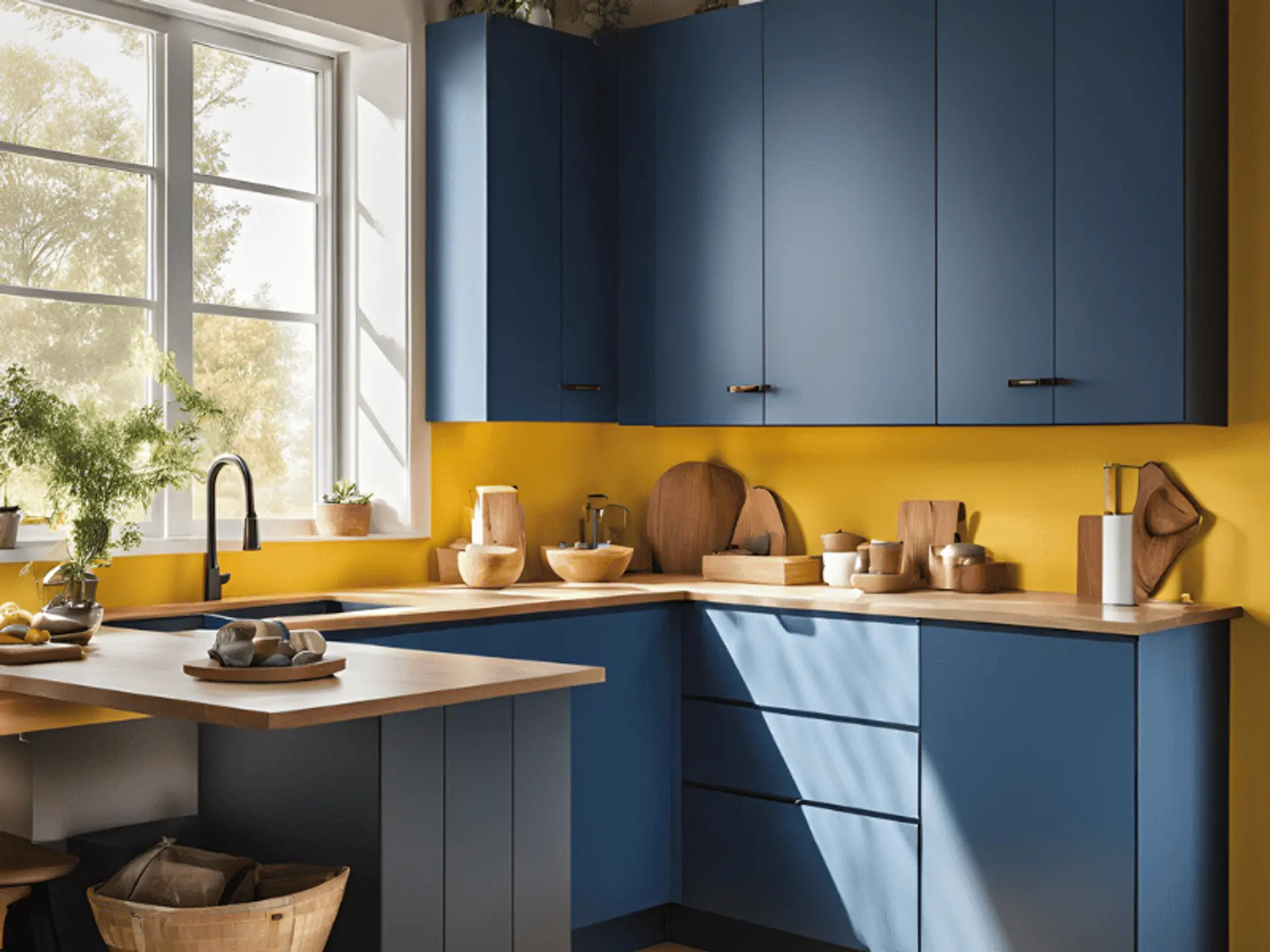 Blue And Yellow Colour