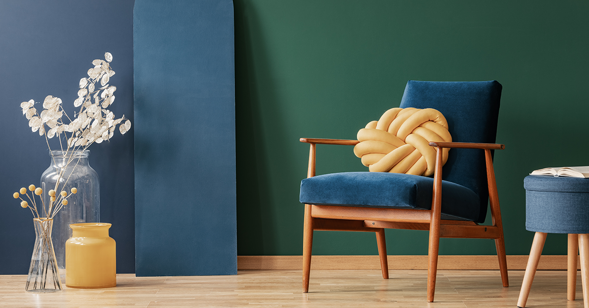 Blue-and-green-living-room