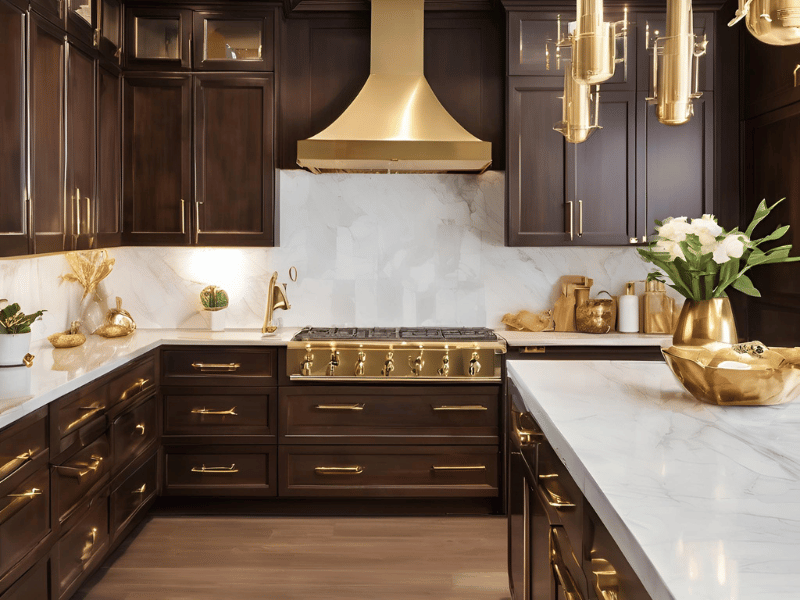 Brown And Gold Colour