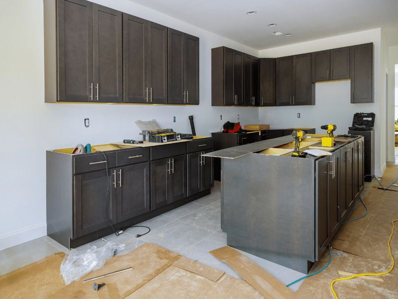 Grey cabinet