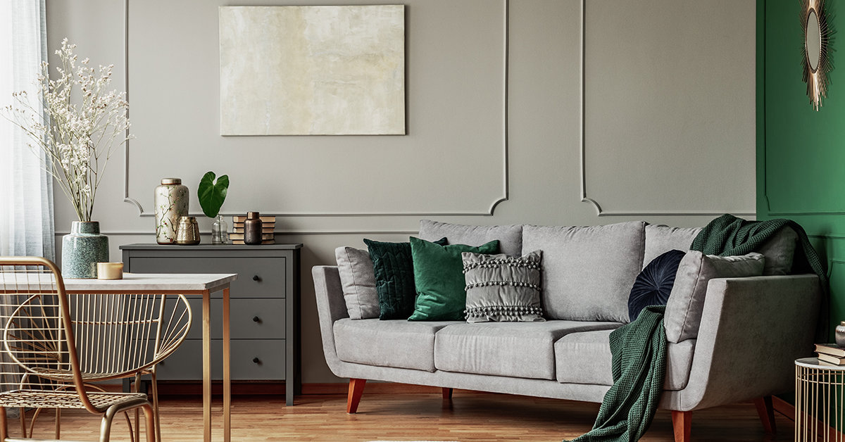 Grey-and-green-combination