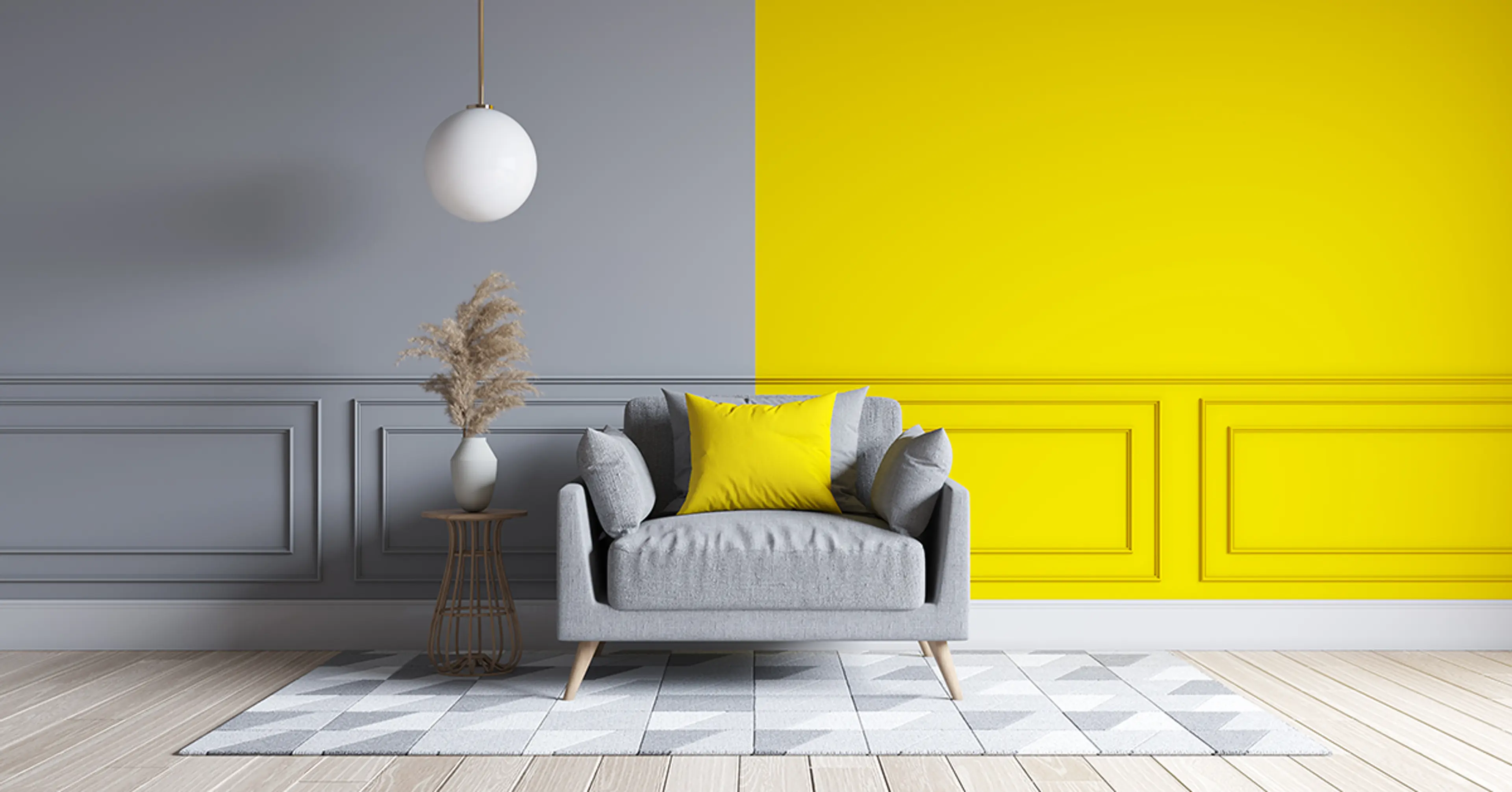 Grey-and-yellow-room