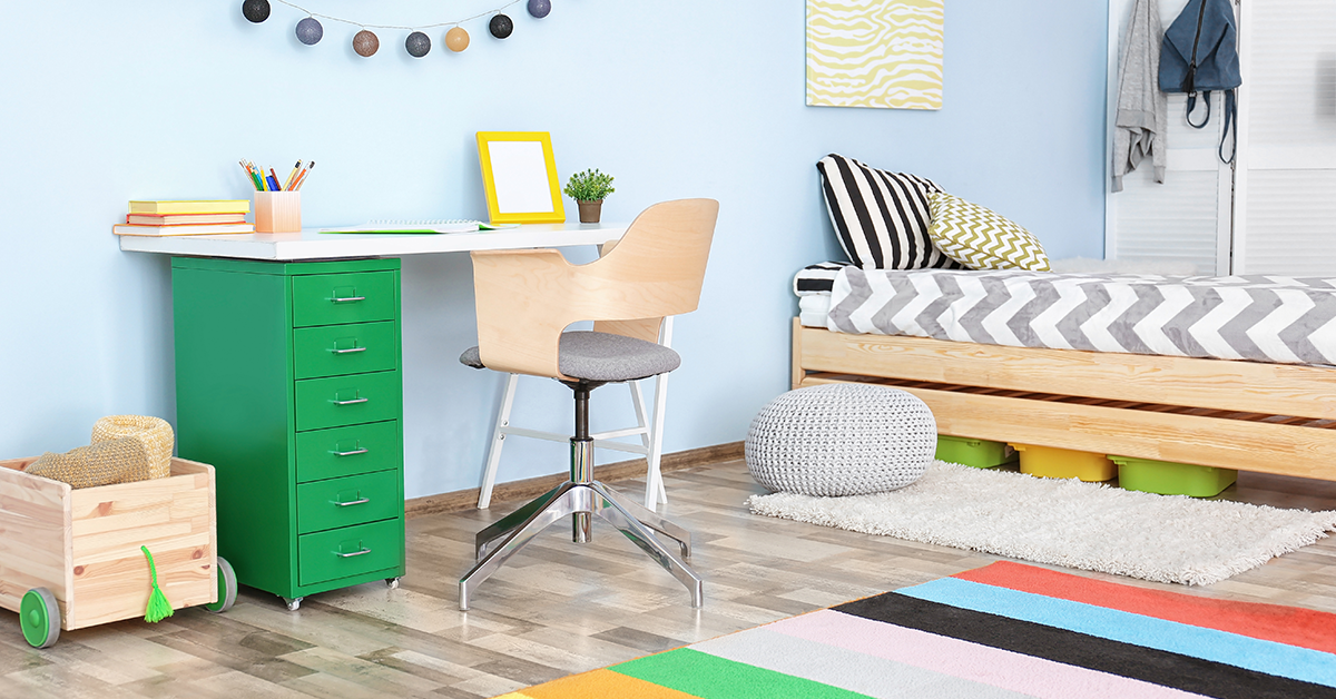 Kids-clutter-free-room