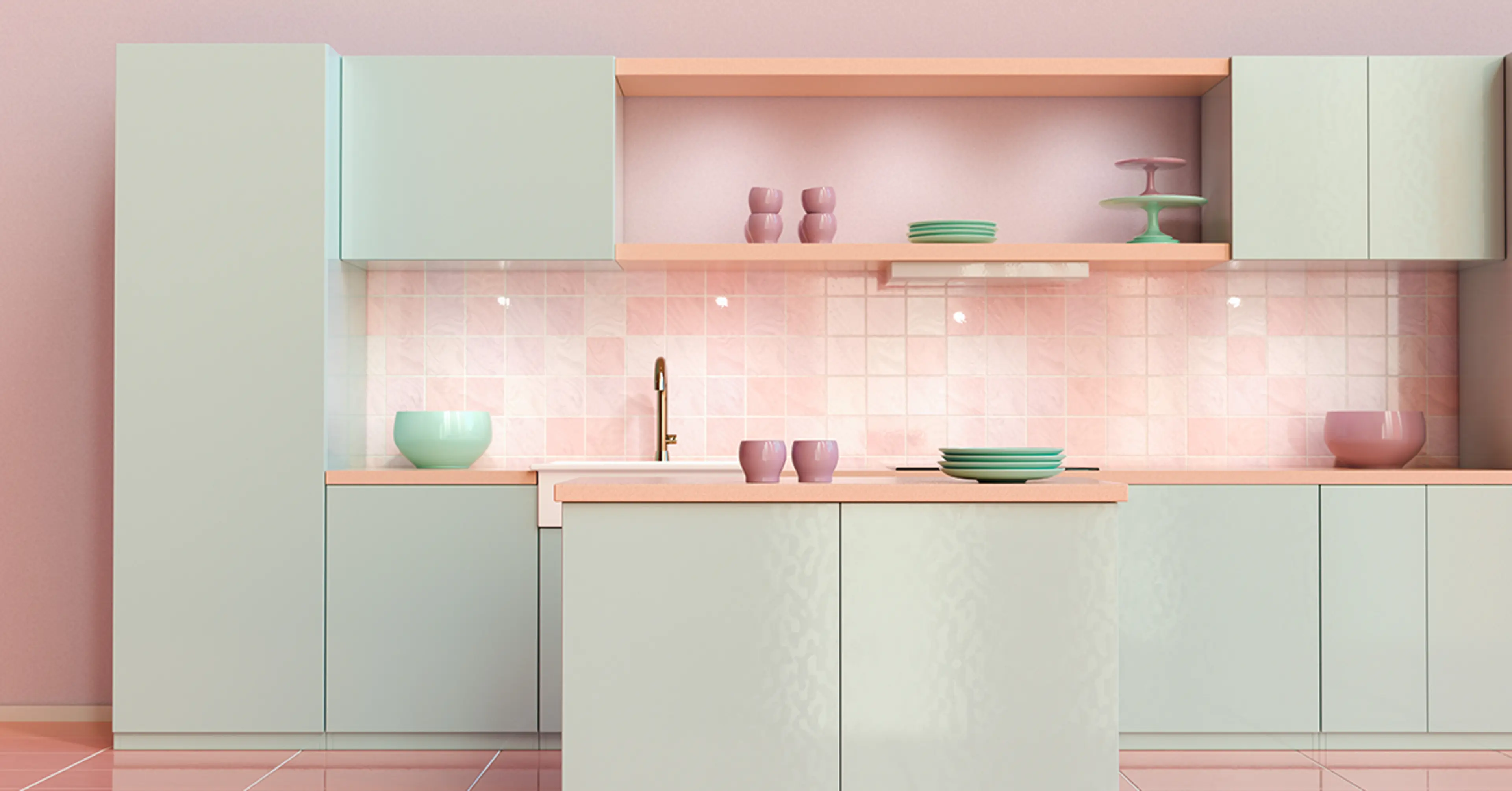 Kitchen-beautiful-wall-colour-
