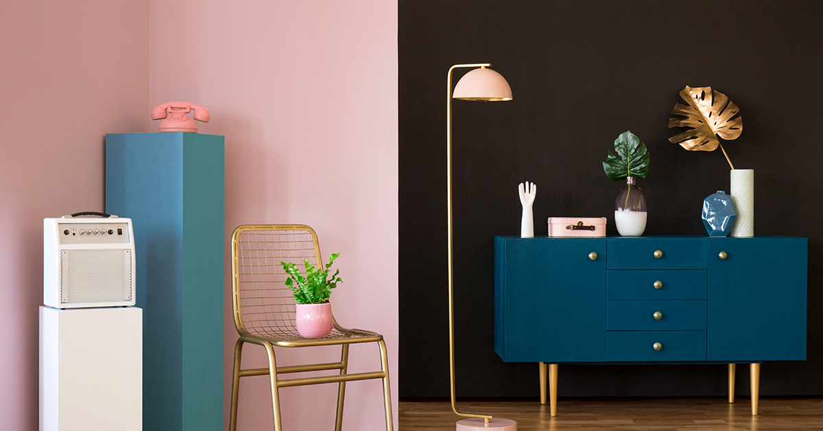 Pink-and-black-combination