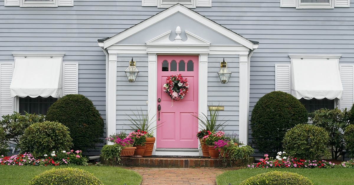 Pink-main-door