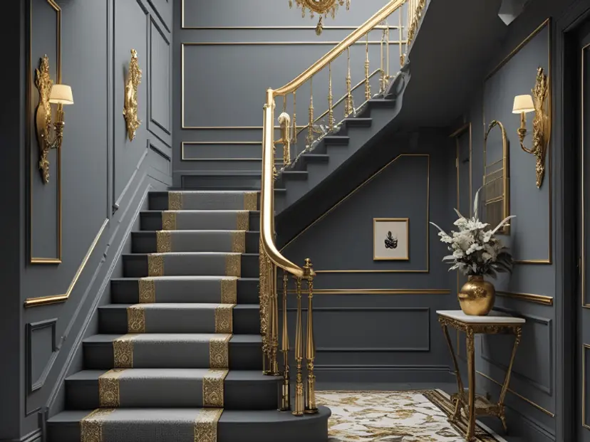 Staircase Wall Colour Combination Ideas for Home