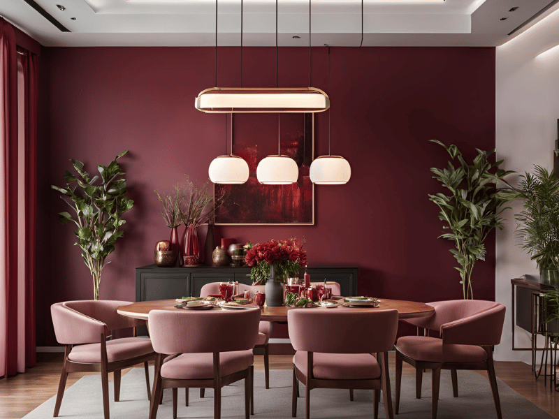 Maroon and Red Colour