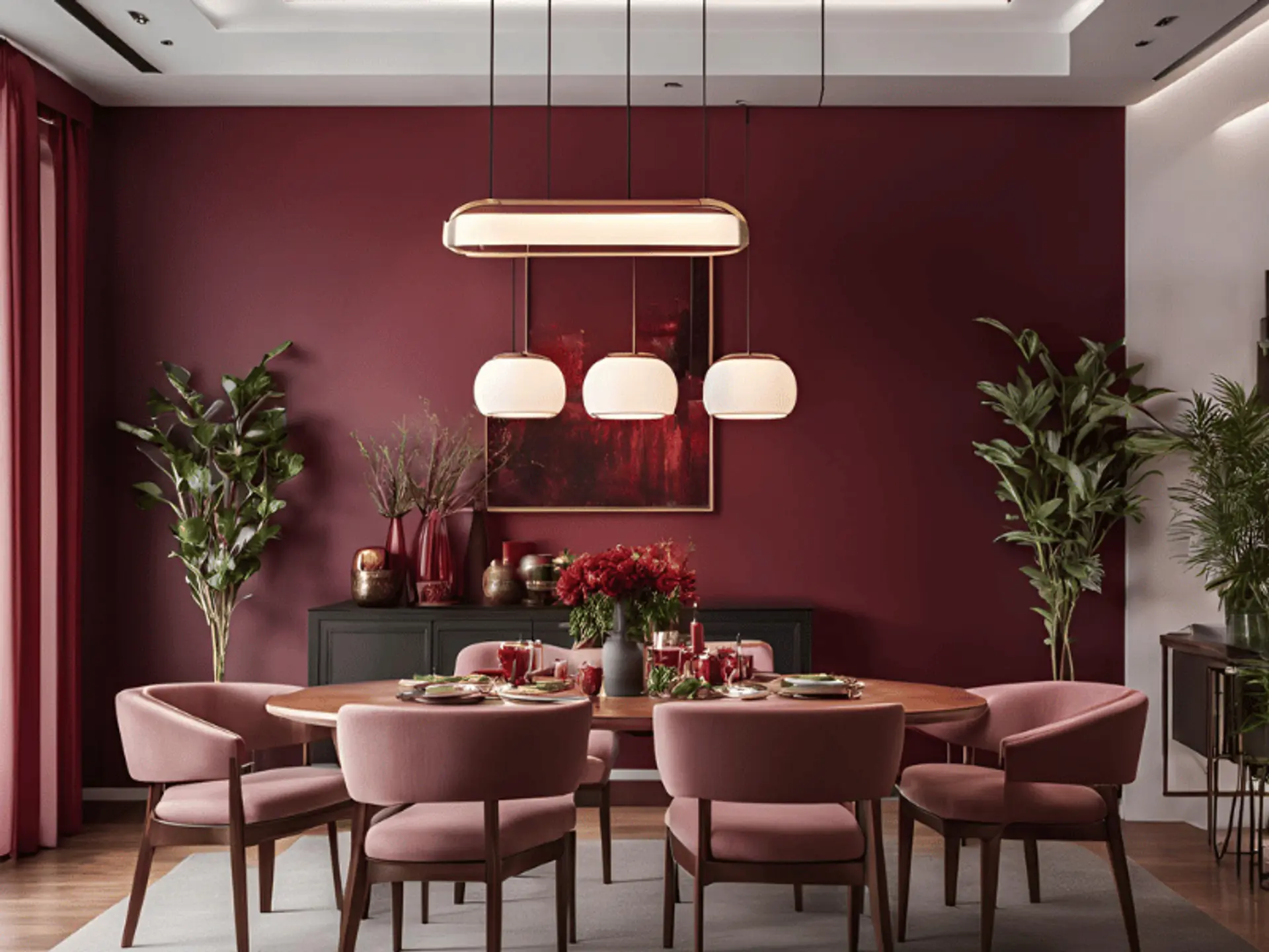 Maroon and Red Colour