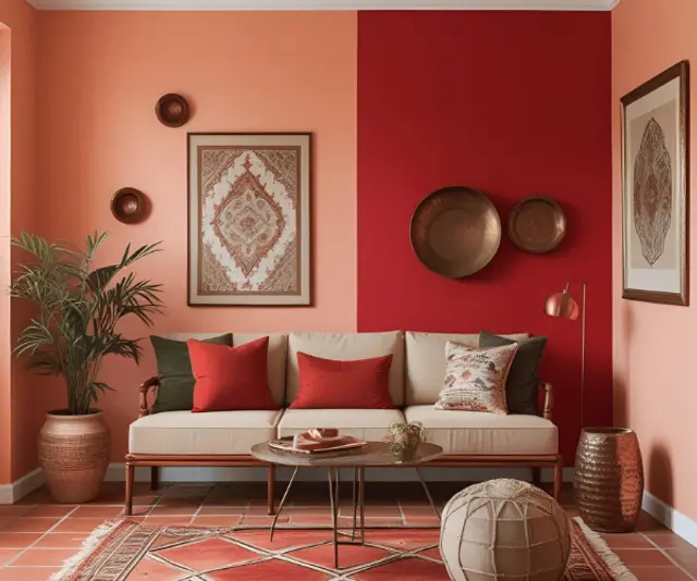 15 Stunning Peach Colour Combinations for Walls in 2025