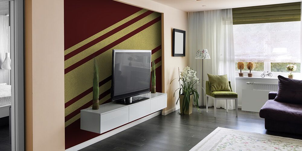 red-silk-glamart-metallica-in-the-living-room