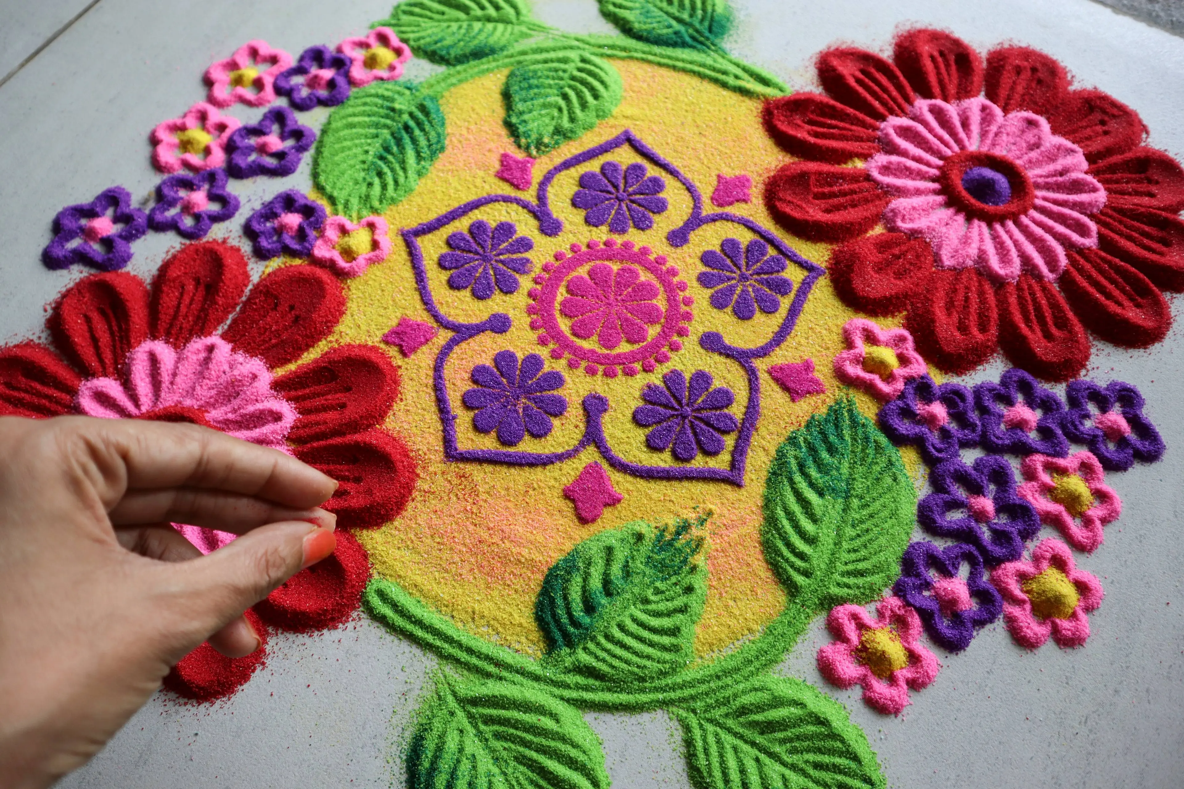 floral-rangoli