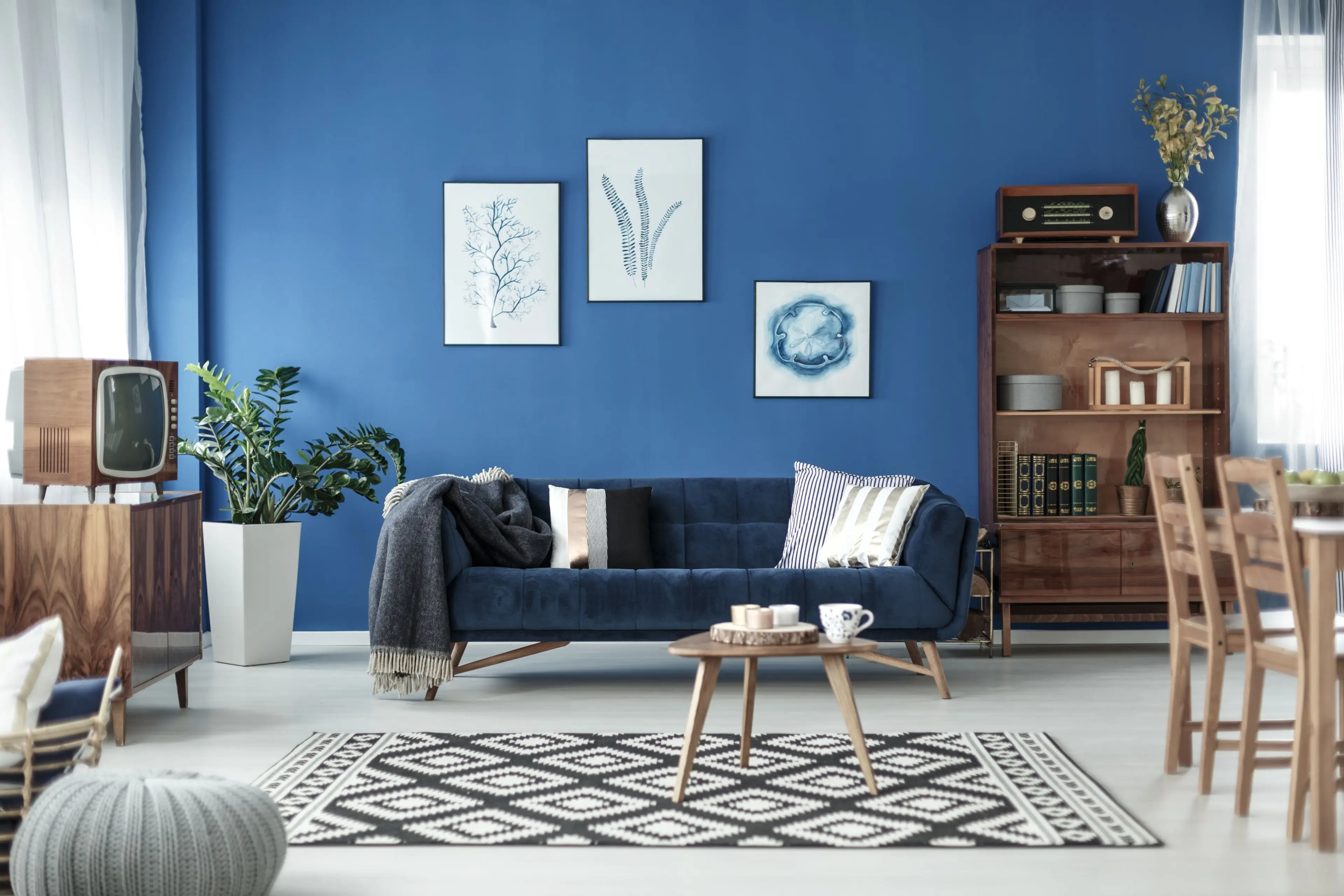 Blue Wall Ideas   