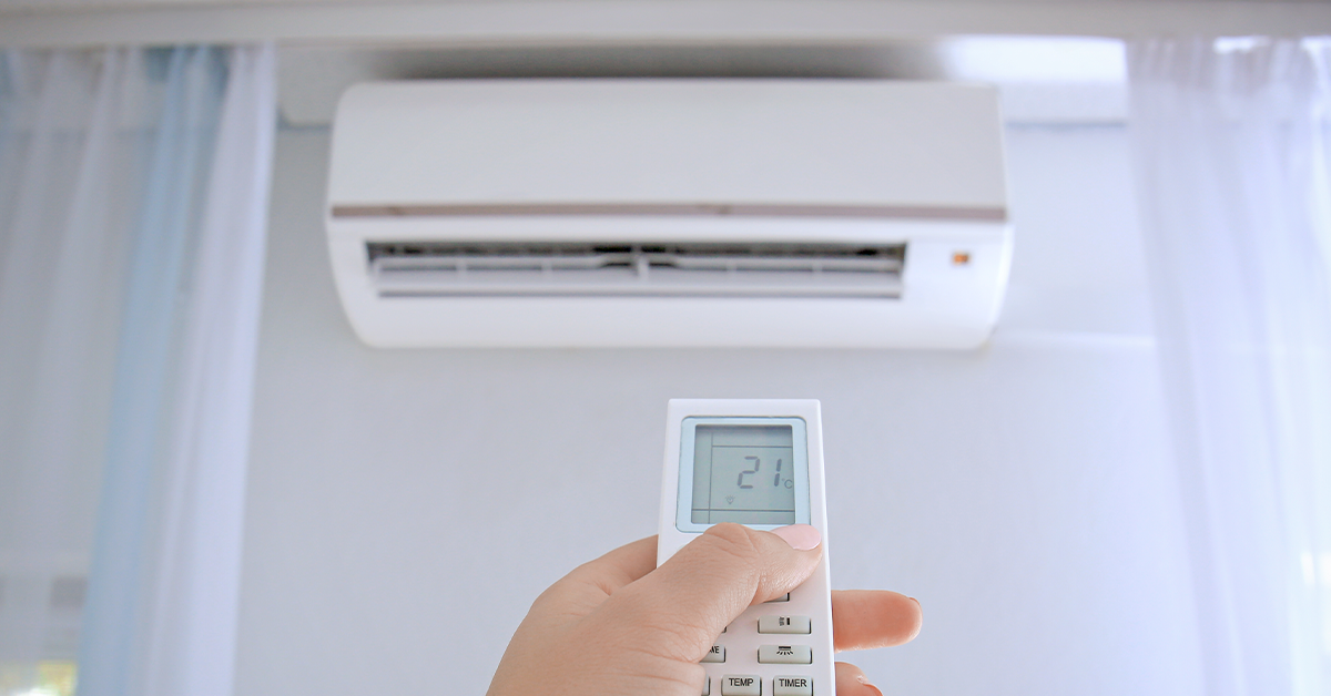 turning-on-the-air-conditioner-in-a-room