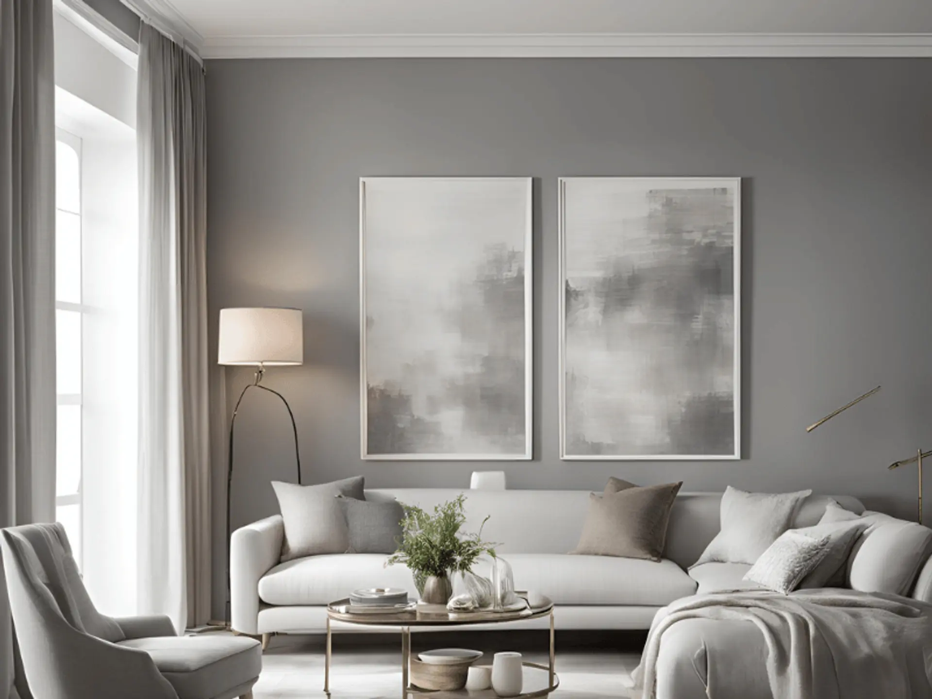 white-and-grey-painted-room